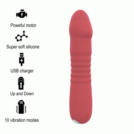 INTENSE – JUNI UP  DOWN 10 VIBRATIONS ROUGES