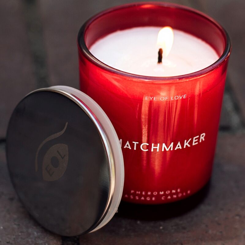 Photo d'une bougie de massage, parfaite à offrir comme cadeau de Saint Valentin pour couple.