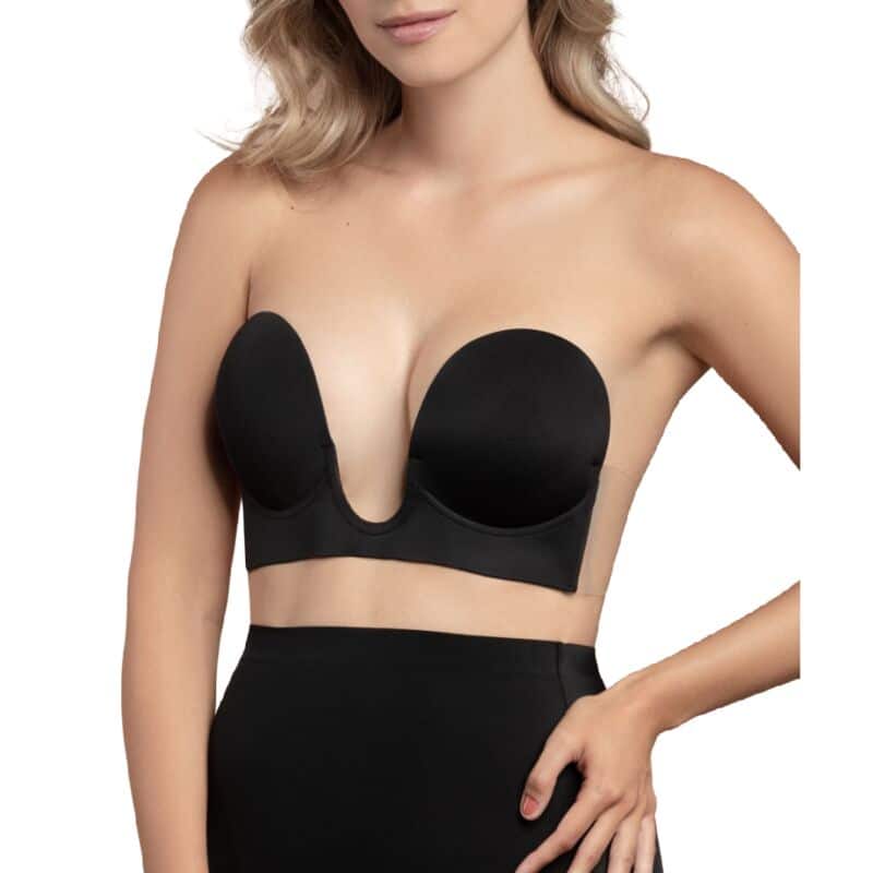 BYE-BRA – SOUTIEN-GORGE SANS POIGNÉES NOIR BONNET A