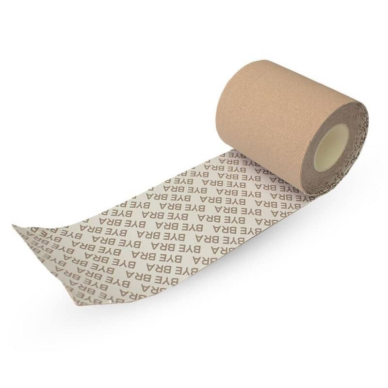 BYE-BRA – BODY TAPE 5 M X 6,5 CM + 3 PAIRES DE CACHE-MATIN BEIGE
