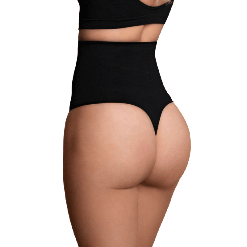 BYE-BRA – FAONNEUR SANS POINTS STYLE STRING NOIR TAILLE S