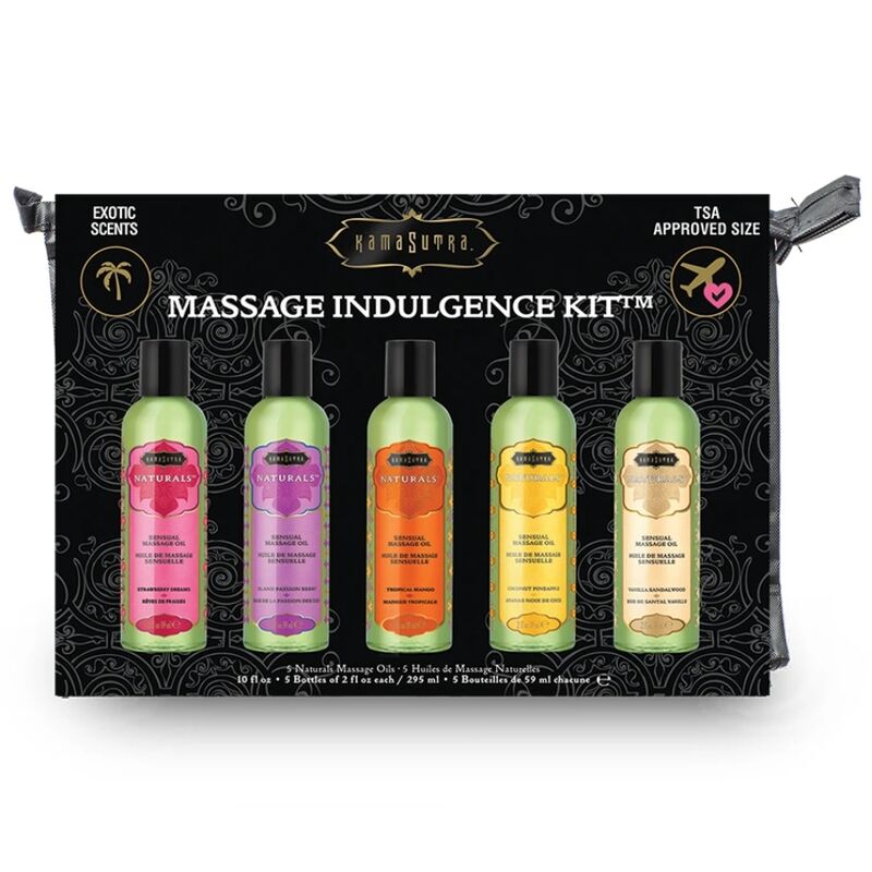 KAMASUTRA – KIT HUILE DE MASSAGE INDULGENCE