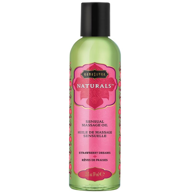 KAMASUTRA – HUILE DE MASSAGE NATURELLE RÊVES DE FRAISE 59 ML