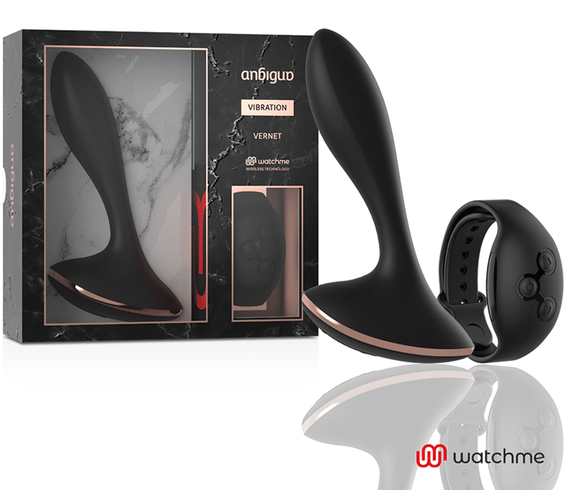 ANBIGUO – WATCHME VIBRATEUR TÉLÉCOMMANDE PLUG ANAL VERNET