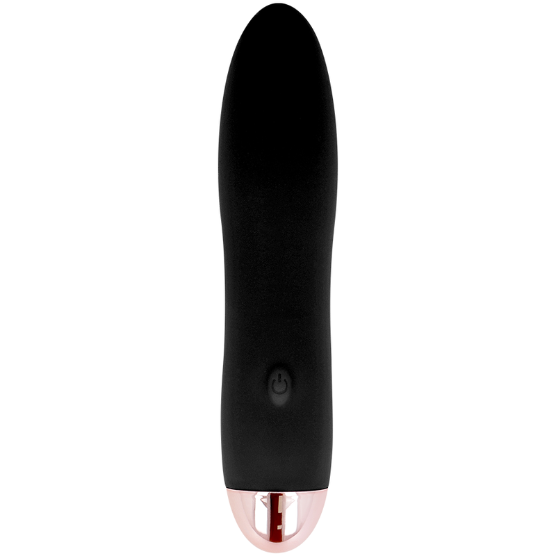 DOLCE VITA – VIBRATEUR RECHARGEABLE QUATRE NOIR 7 VITESSES