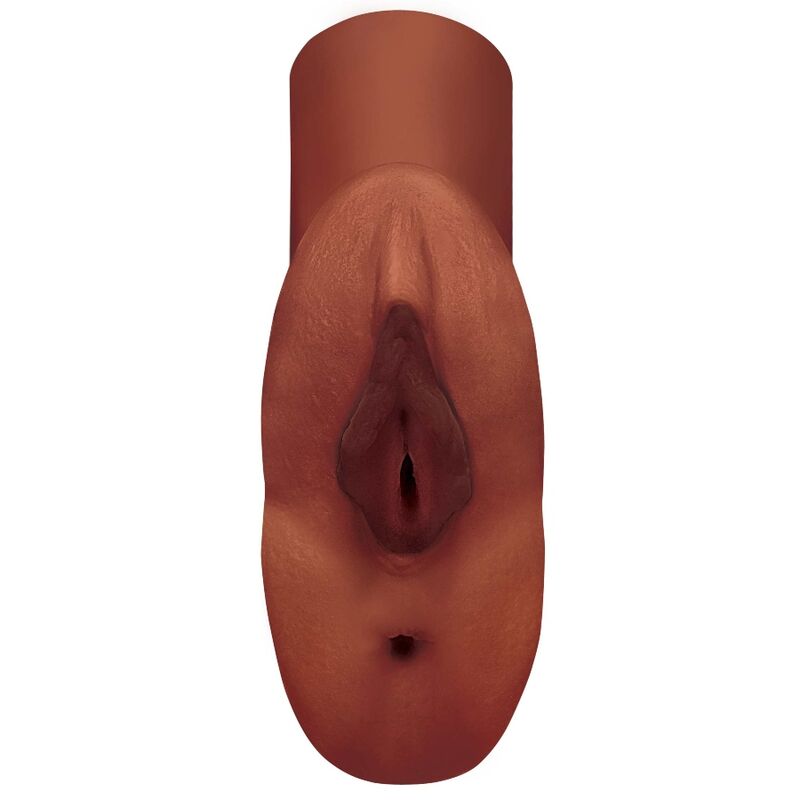 PDX PLUS – MASTURBATEUR VAGIN ET ANUS DOUBLE STROKER PERFECT PUSSY BRUN