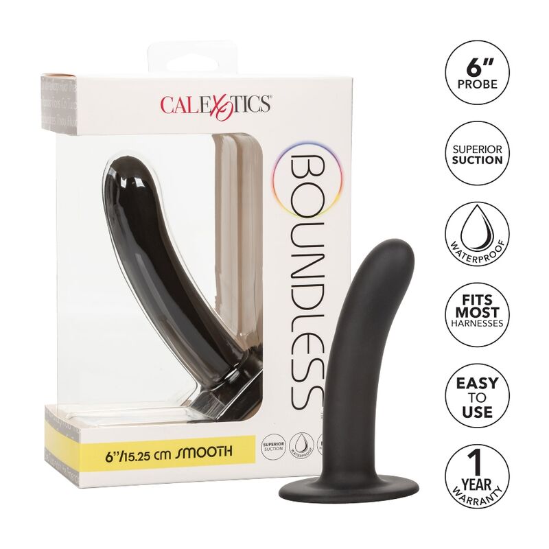 CALIFORNIA EXOTICS – BOUNDLESS DILDO 15.25 CM COMPATIBLE HARNAIS LISSE