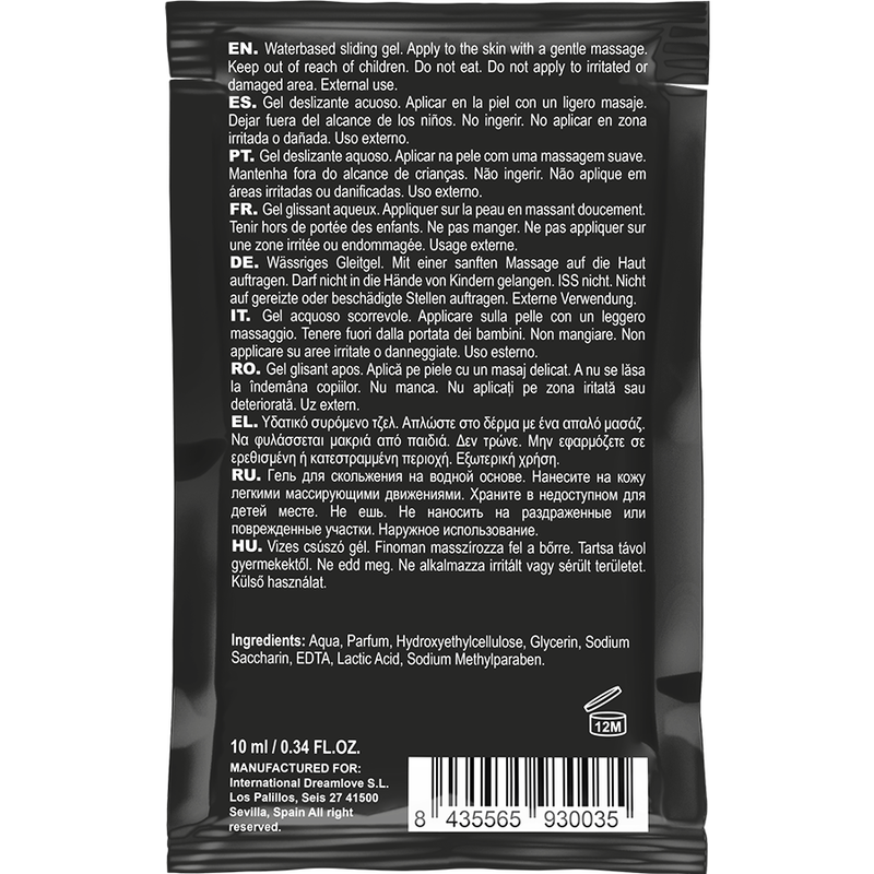 COQUETTE COSMETICS  – LUBRIFIANT KISSABLE BASE D’EAU DE FRAISE POCHE 10 ML