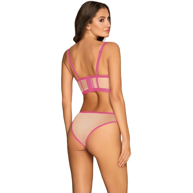 OBSESSIVE – NUDELIA ENSEMBLE DEUX PIÈCES ROSE S/M