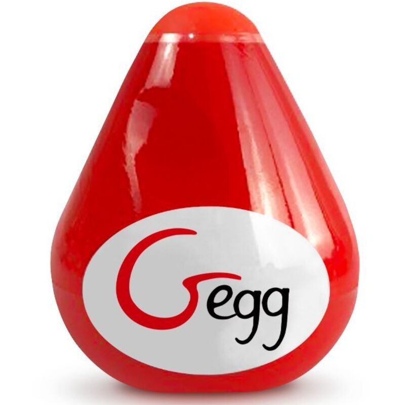 G-VIBE – OEUF MASTURBATEUR TEXTURÉ RÉUTILISABLE ROUGE