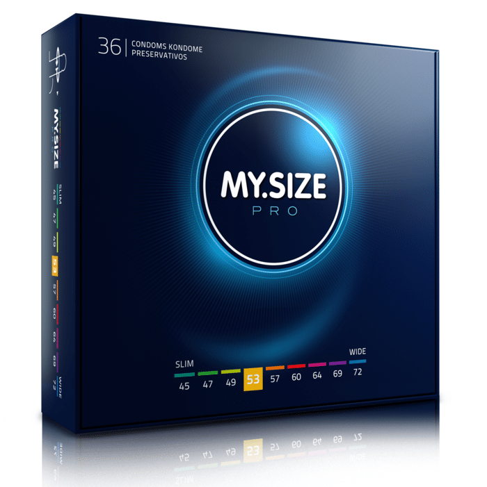 MY SIZE – PRO PRÉSERVATIFS 53 MM 36 UNITÉS