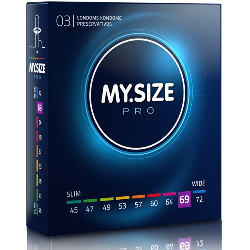 MY SIZE – PRO PRESERVATIFS 69 MM 3 UNITES