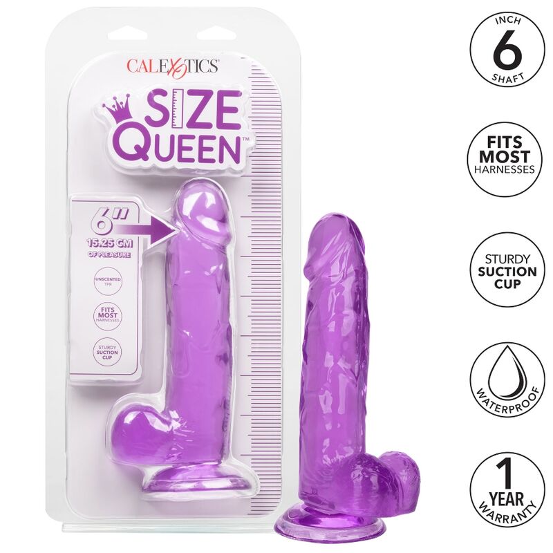 CALIFORNIA EXOTICS – GODE REINE TAILLE VIOLET 15.3 CM