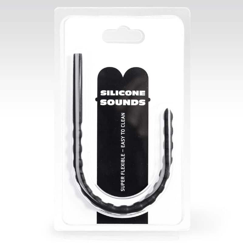 ALL BLACK – SONDE URÉTRALE EN SILICONE 8/10 MM
