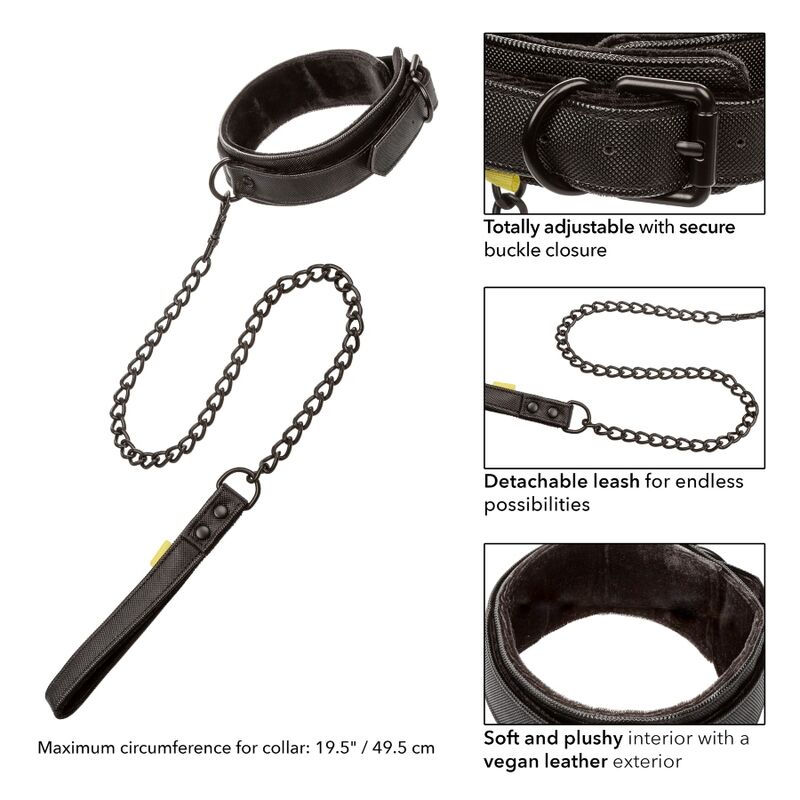 CALIFORNIA EXOTICS – COLLIER ET LAISSE SANS LIMITES