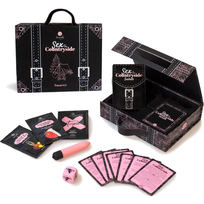 SECRETPLAY – KIT DE VOYAGE SEXE À LA CAMPAGNE (ES/EN/DE/FR/NL/PT)