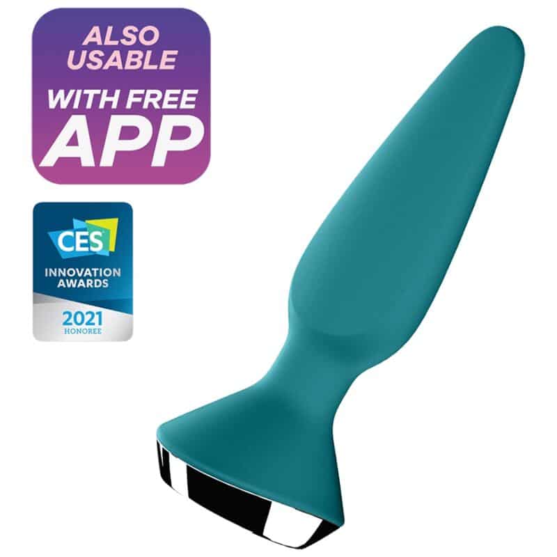 SATISFYER – VIBRATEUR PLUG ILICIOUS 1 PLUG VERT