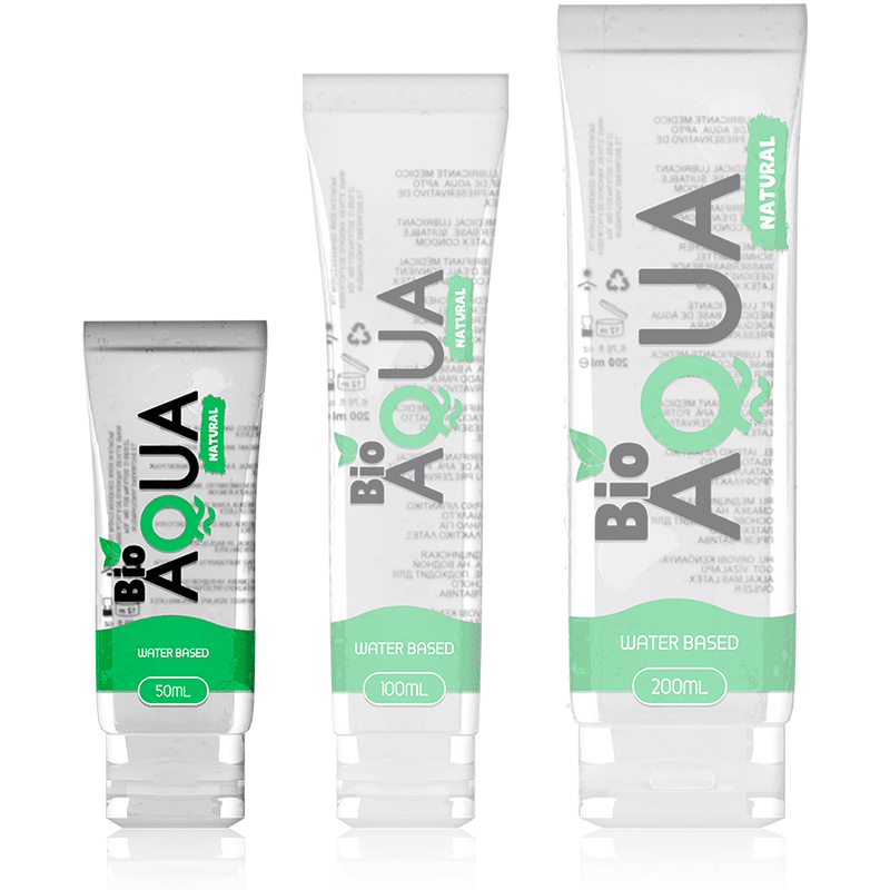 BIOAQUA – LUBRIFIANT INGRÉDIENTS NATURELS À BASE D »EAU 50 ML