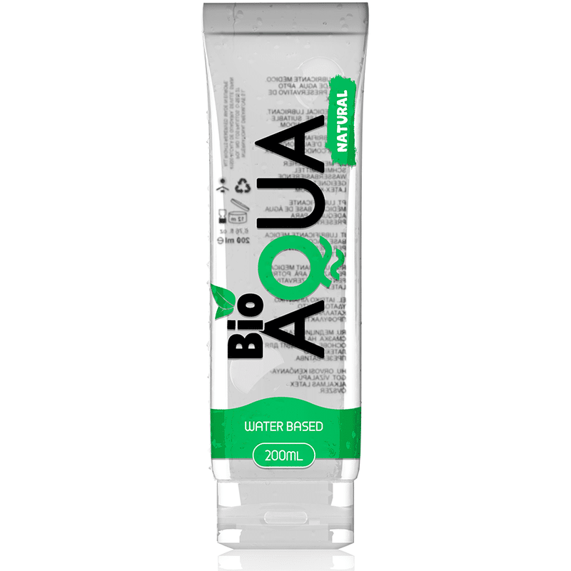 BIOAQUA – LUBRIFIANT INGRÉDIENTS NATURELS À BASE D »EAU 200 ML