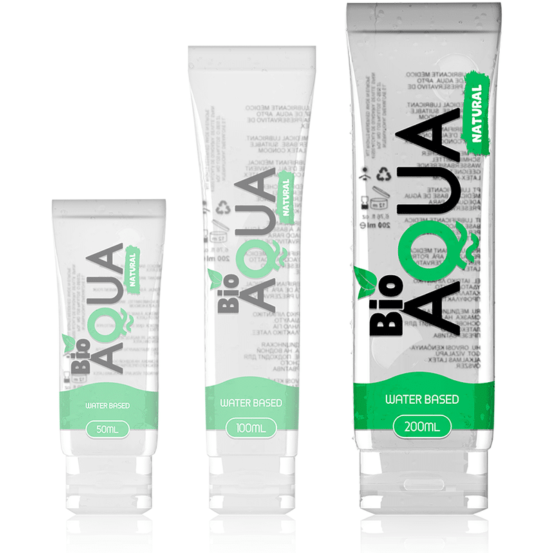 BIOAQUA – LUBRIFIANT INGRÉDIENTS NATURELS À BASE D »EAU 200 ML