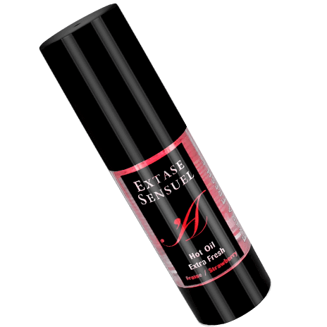 EXTASE SENSUAL – HUILE STIMULANTE FRAISE TRIP THERMIQUE 35 ML