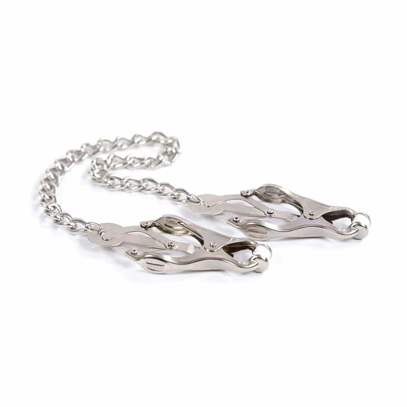 OHMAMA FETISH – PINCES MÉTALLIQUES AVEC CHAÎNE