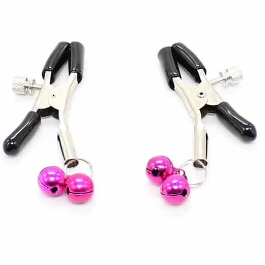 OHMAMA FETISH – PINCES  TÉTONS AVEC CLOCHE ROSE