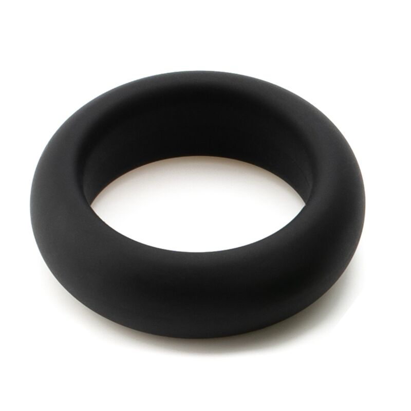 JE JOUE – ANNEAU PÉNIAL EN SILICONE  EXTENSION MAXIMALE – NOIR