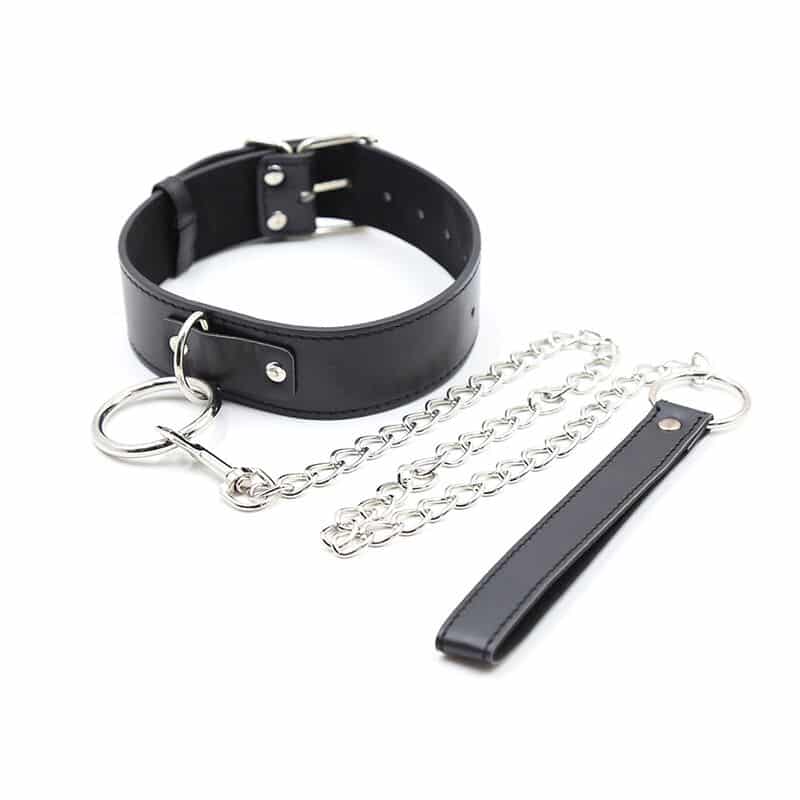OHMAMA FETISH – COLLIER DE SOUMISSION AVEC LAISSE