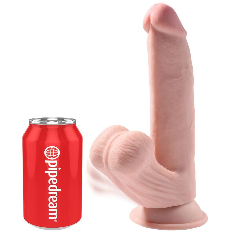 KING COCK – BALLES GODE 3D PLUS 24.5 CM PEAU CLAIRE