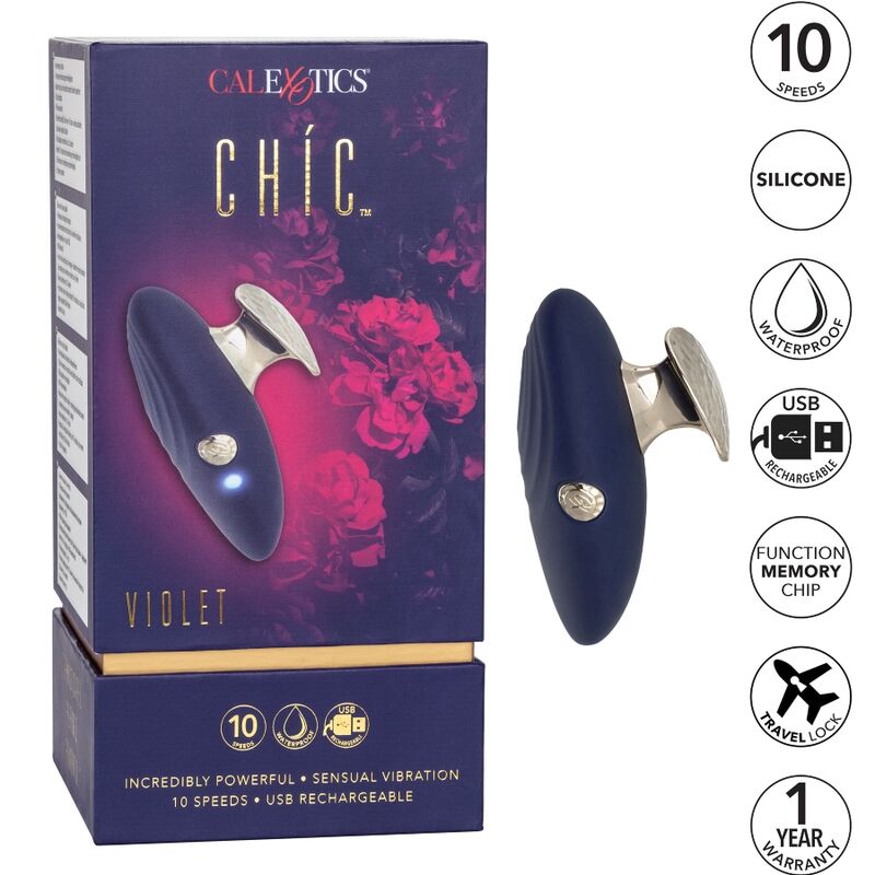 CALIFORNIA EXOTICS – STIMMULATEUR CHIC VIOLETTE 10 VITESSES