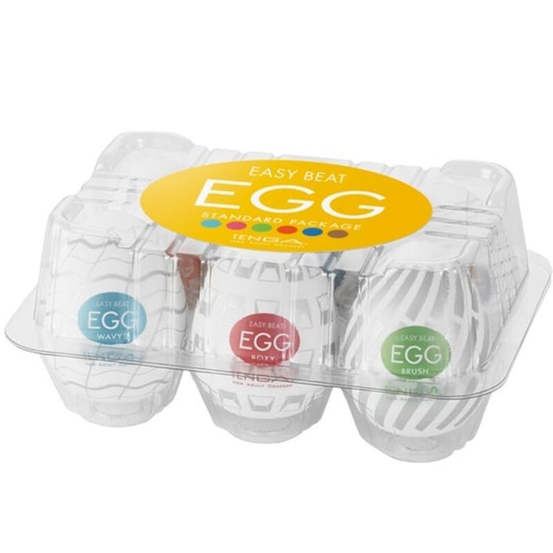 TENGA – PACK OEUFS MASTURBATEUR EASY BEAT 6 UNITÉS