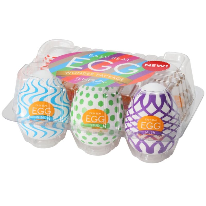 TENGA – WONDER EGG MASTURBADORE PACK 6 UNITÉS