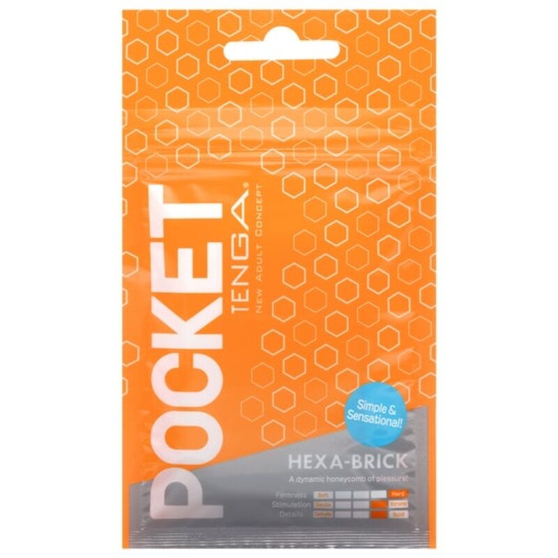 TENGA – POCHE MASTURBATEUR HEXA BRIQUE