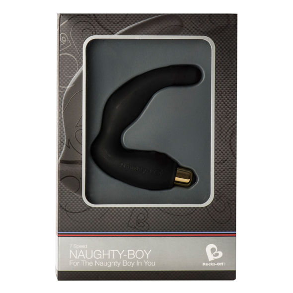 ROCKS-OFF – MASSEUR POINT G MLE NAUGHTY-BOY 7 V NOIR