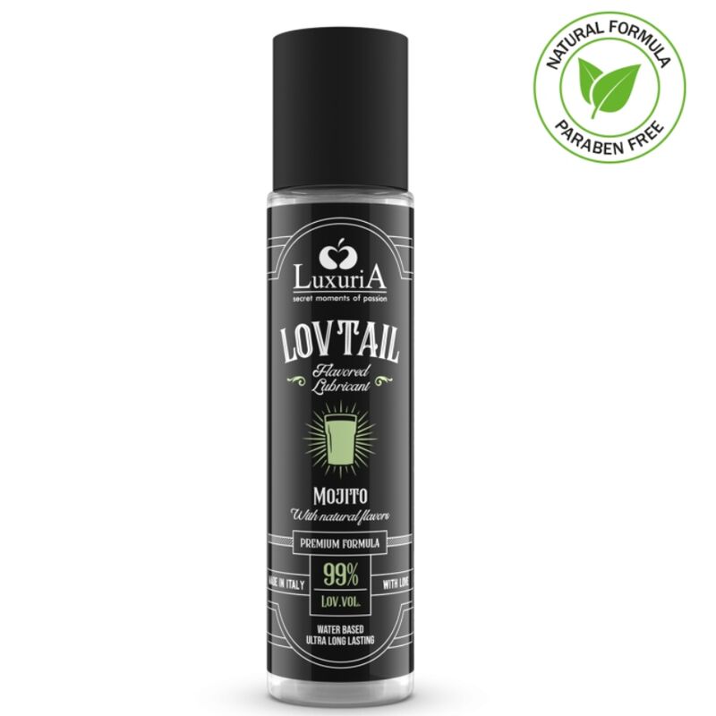 INTIMATELINE – LUBRIFIANT LOVTAIL BASE D’EAU LUXURIA MOJITO 60 ML
