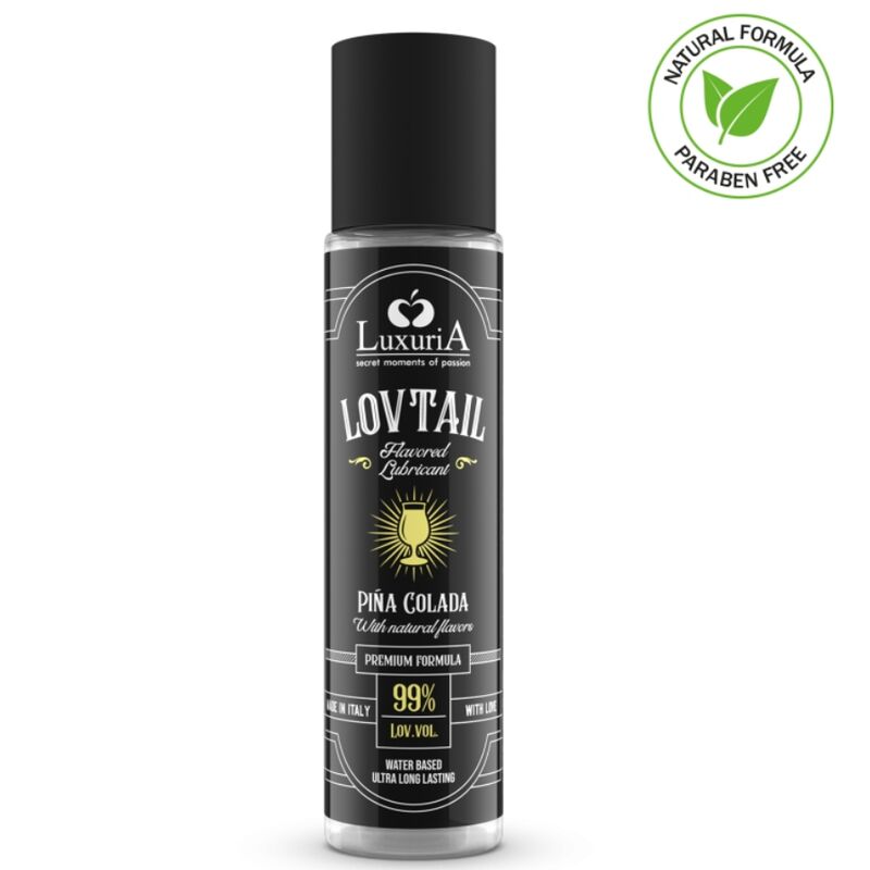 INTIMATELINE – LUBRIFIANT LOVTAIL BASE D’EAU LUXURIA PIÑA COLADA 60 ML