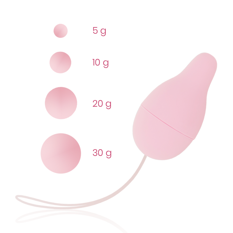 OHMAMA – SYSTÈME DE POIDS KEGEL POUR DÉVELOPPEUR DU PLANCHER PELVIEN