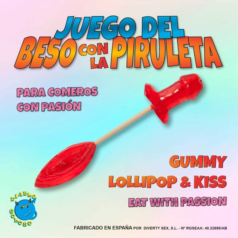 DIABLO PICANTE – JEU PÉNIS ET LÈVRES GUMMY