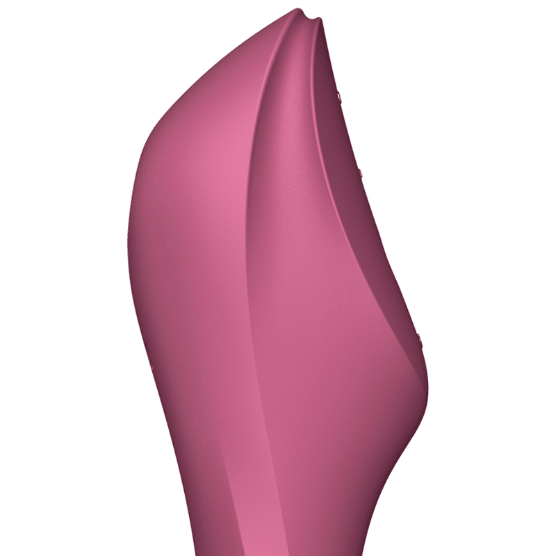 SATISFYER – STIMULATEUR ET VIBRATEUR CURVY TRINITY 3 ROUGE