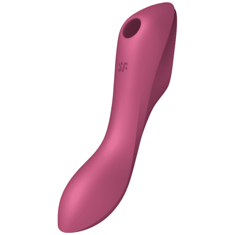 SATISFYER – STIMULATEUR ET VIBRATEUR CURVY TRINITY 3 ROUGE