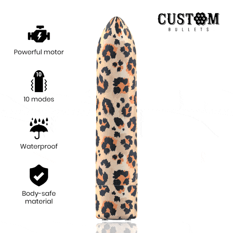CUSTOM BULLETS – RECHARGEABLE LEOPARD 10 INTENSITIES