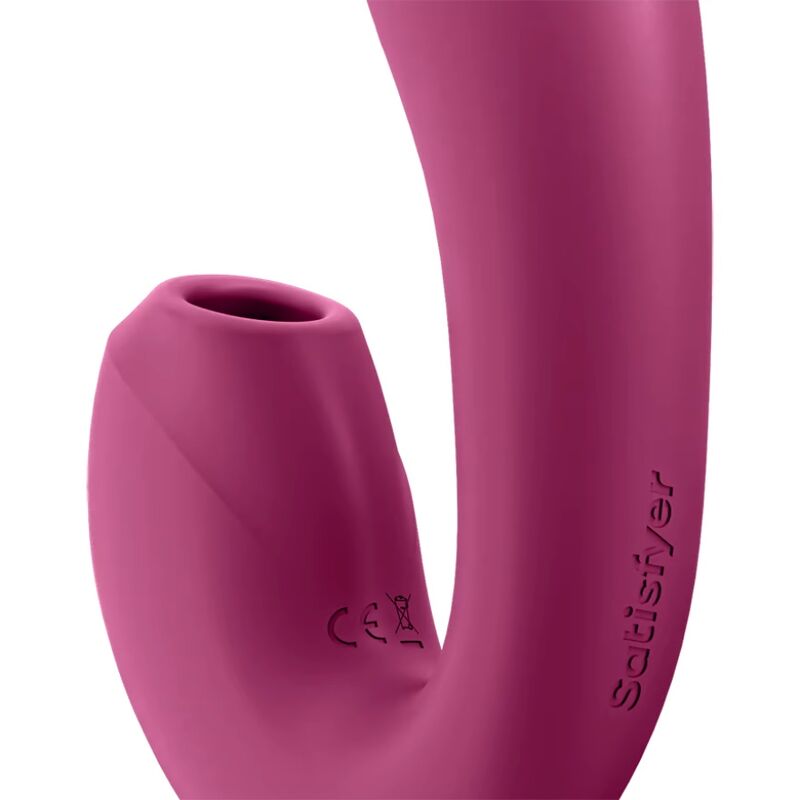SATISFYER – APPLICATION SUNRAY STIMULATEUR ET VIBRATEUR ROUGE
