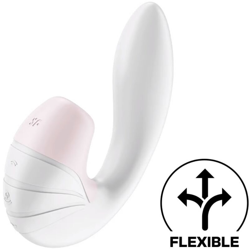 SATISFYER SUNRAY STIMULATEUR  VIBRATION – BLANC