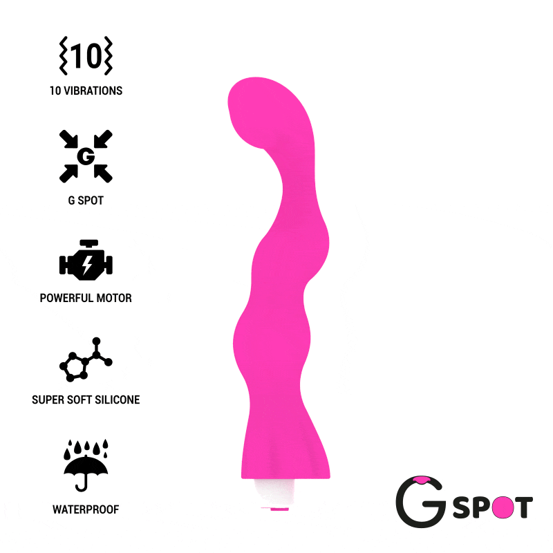 G-SPOT –  GEORGE G-SPOT VIBRATEUR GOMME ROSE