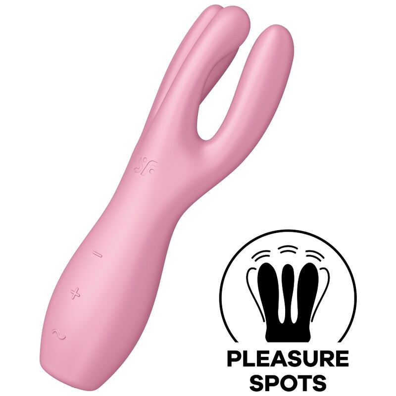 VIBRATEUR SATISFYER THREESOME 3 – MENTHE