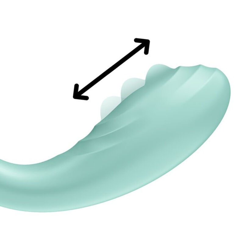 VIBRATEUR POINT G SATISFYER RRROLLING PLEASURE – BLANC