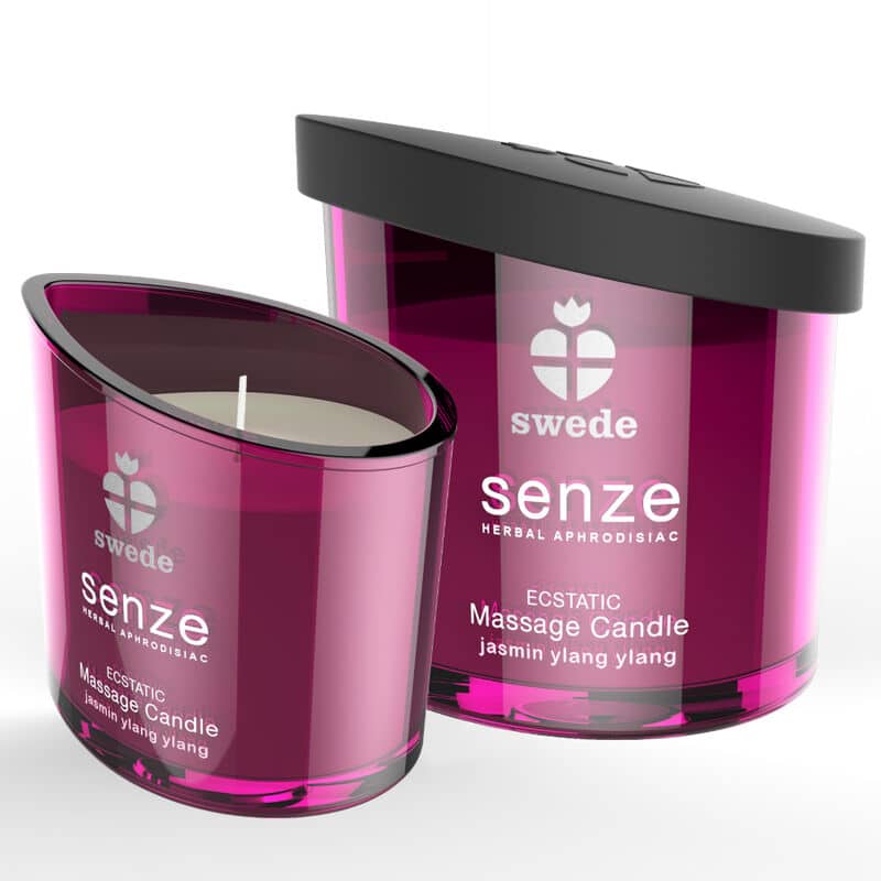 SWEDE – BOUGIE DE MASSAGE EXSTATIQUE SENZE – JASMIN, YLANG YLANG
