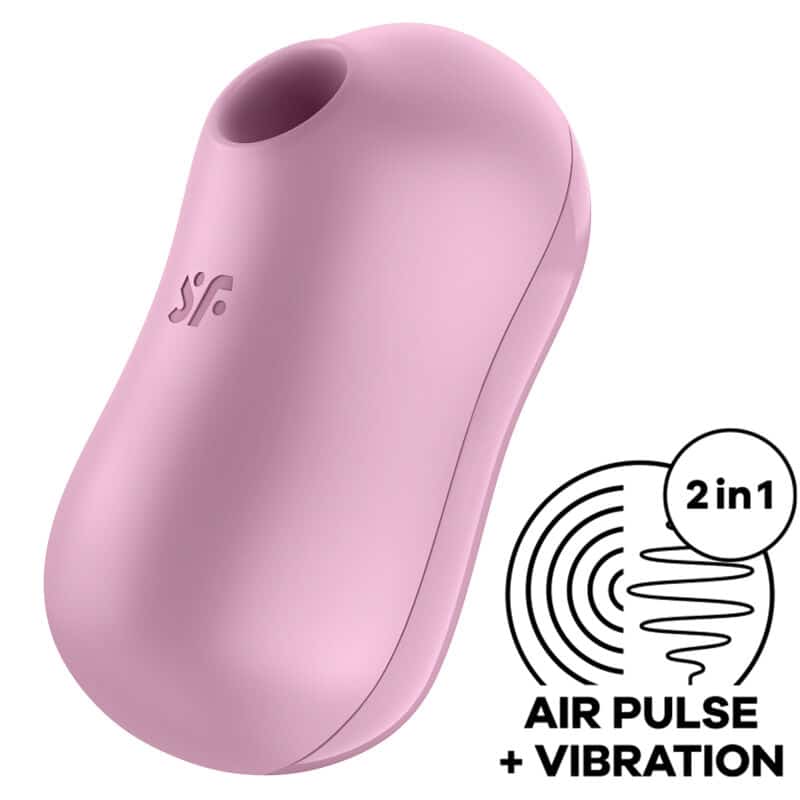 STIMULATEUR ET VIBRATEUR SATISFYER COTTON CANDY – ROSE