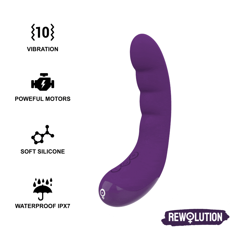 REWOLUTION – REWOCURVY VIBRATEUR FLEXIBLE RECHARGEABLE